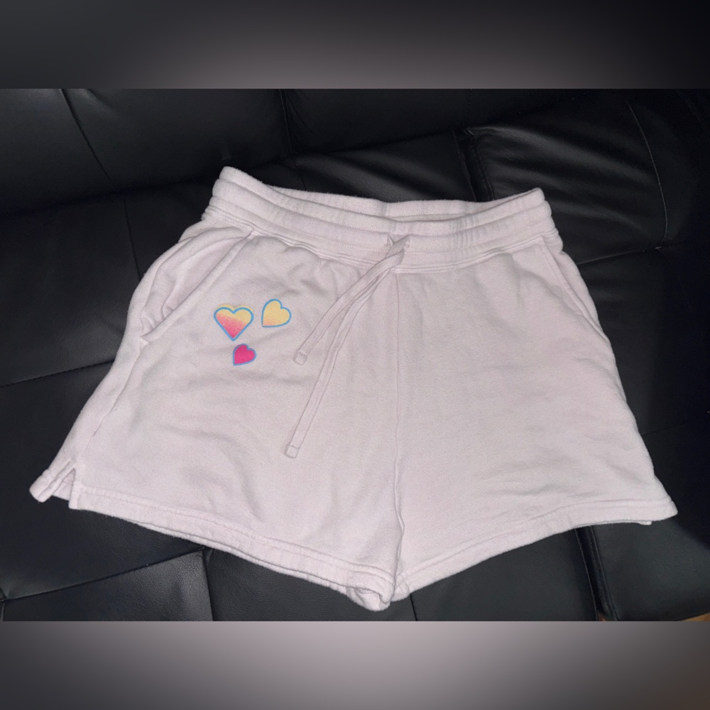 Roller Rabbit lavender heart puff shorts medium